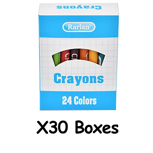 Rarlan Bulk Crayons: 720 Count Assorted Colors