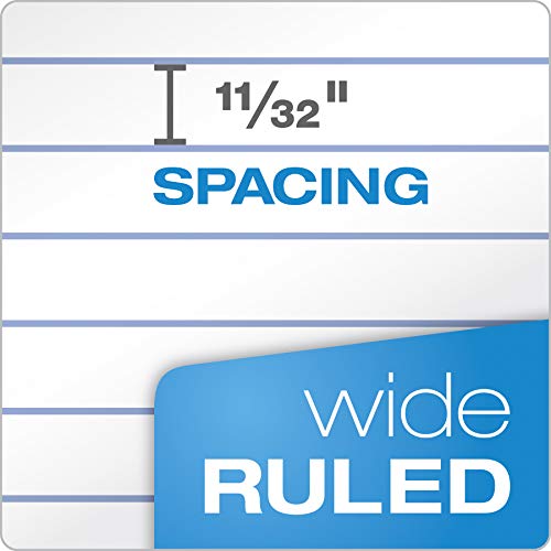 Oxford 1-Subject Wide Ruled Notebooks, 3 Pack