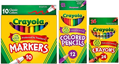 Crayola Classic Art Supplies Bundle: 3 Items