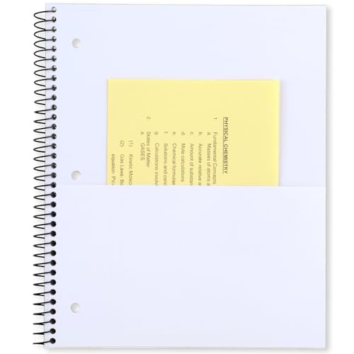 Mead 5-Pack Spiral Notebooks, Wide Ruled, 100 Sheets