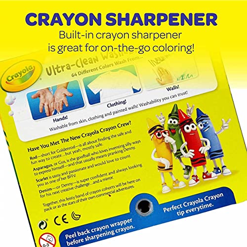 Crayola 64ct Washable Crayons - 2 Boxes