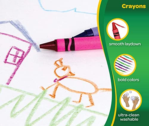 Crayola 64ct Washable Crayons - 2 Boxes