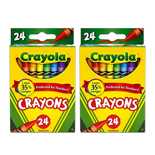 Crayola 24 Count Non-Toxic Crayons - 2 Packs