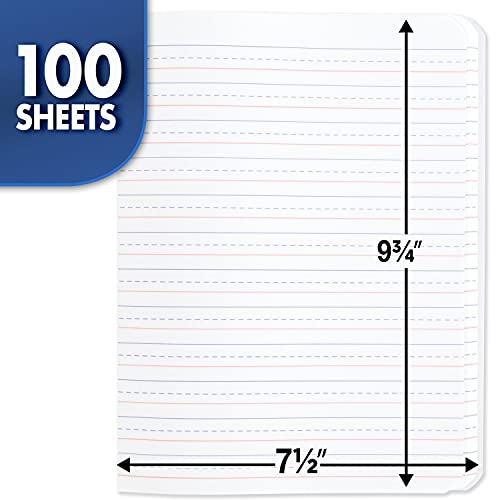 Mead Primary Wide Ruled Composition Notebook, Blue Marble