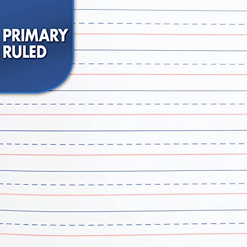 Mead Primary Wide Ruled Composition Notebook, Blue Marble