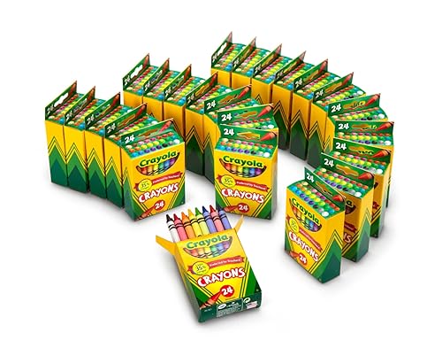 Bulk Crayola Crayon Packs - 24 Assorted Colors