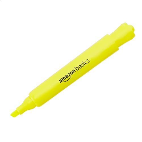 Yellow Chisel Tip Highlighters - 12-Pack