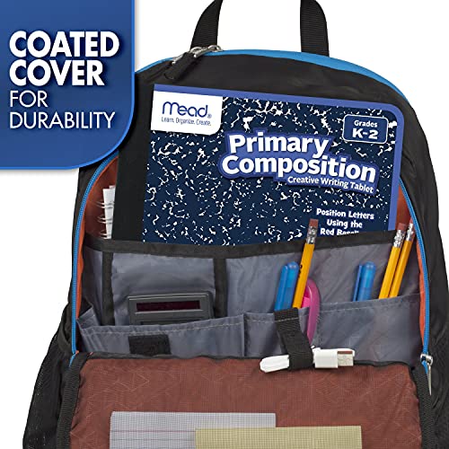 Mead Primary Wide Ruled Composition Notebook, Blue Marble