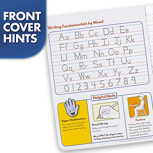 Mead Primary Wide Ruled Composition Notebook, Blue Marble