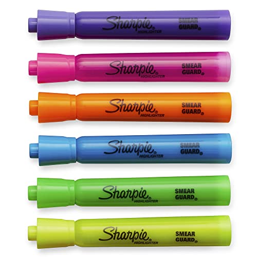 Sharpie Chisel Tip Highlighters, Assorted 12-Pack