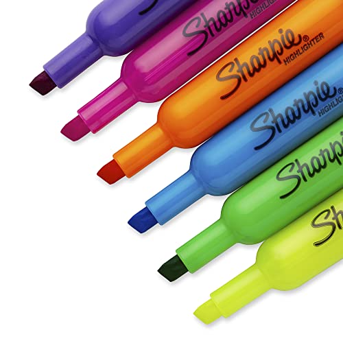 Sharpie Chisel Tip Highlighters, Assorted 12-Pack