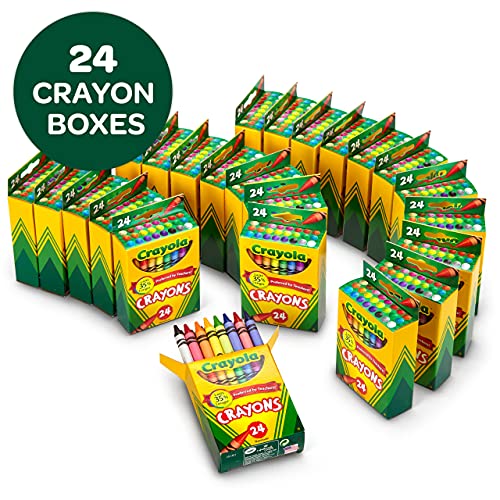 Bulk Crayola Crayon Packs - 24 Assorted Colors