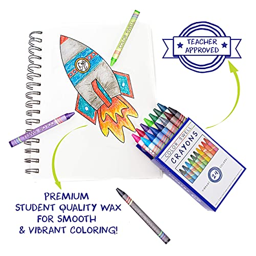 Bulk Crayon Packs - 36 Boxes of Vibrant Colors