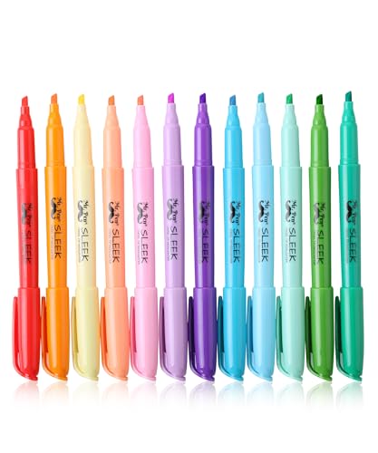 Mr. Pen Pastel Highlighters Assorted Colors 12-Pack
