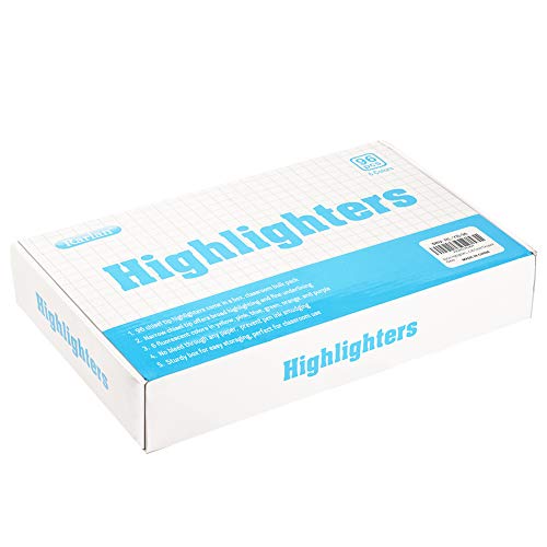 Rarlan Assorted Fluorescent Highlighters, 96 Count