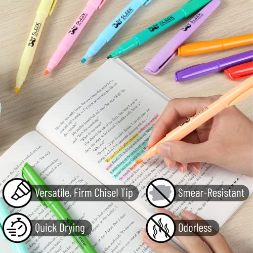Mr. Pen Pastel Highlighters Assorted Colors 12-Pack