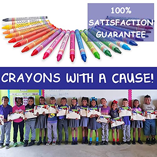Bulk Crayon Packs - 36 Boxes of Vibrant Colors