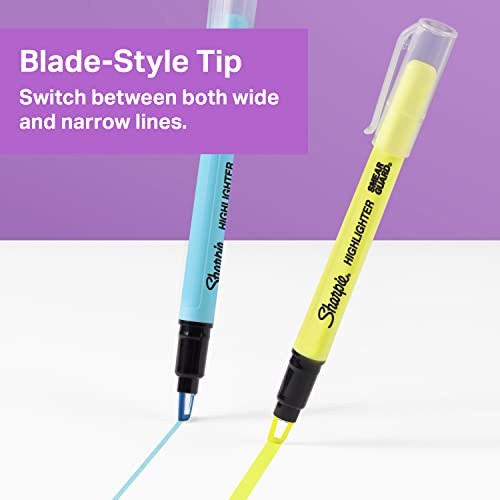 Sharpie Clear View Chisel Tip Highlighter Set, 8 Count