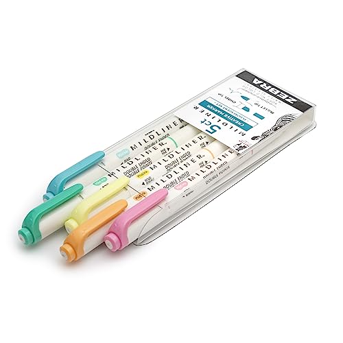 Zebra Mildliner Highlighters 5-Pack Multicolor