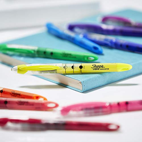 Sharpie Assorted Chisel Tip Liquid Highlighters, 10 Count