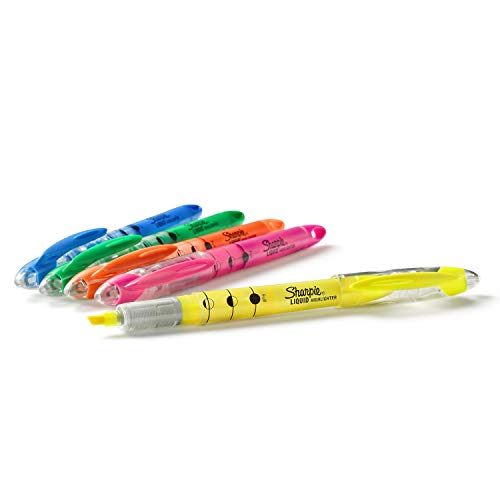 Sharpie Assorted Chisel Tip Liquid Highlighters, 10 Count