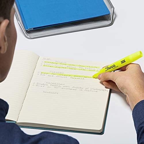 Fluorescent Yellow Sharpie Tank-Style Highlighter 2-Pack