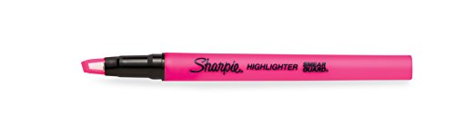 Assorted Fluorescent Sharpie Clear View Highlighters, 8 Count