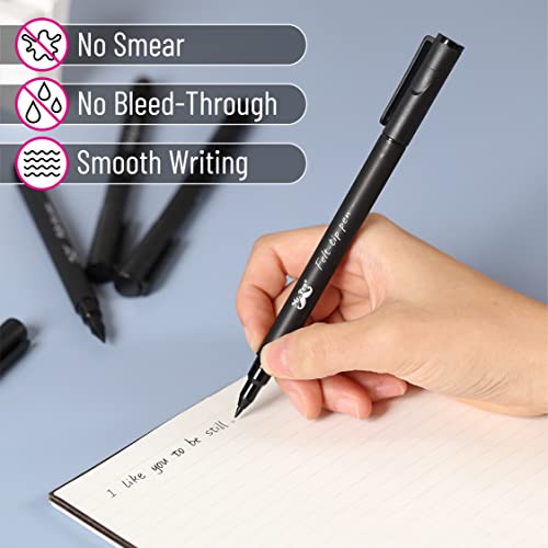 Mr. Pen Fine Point Felt Tip Pens - Pack of 6