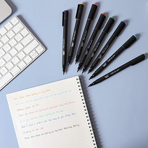 Mr. Pen Fine Point Felt Tip Pens - 8 Pack