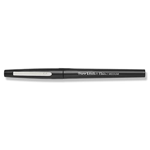 Paper Mate Flair Medium Point Felt Tip Pens, Black