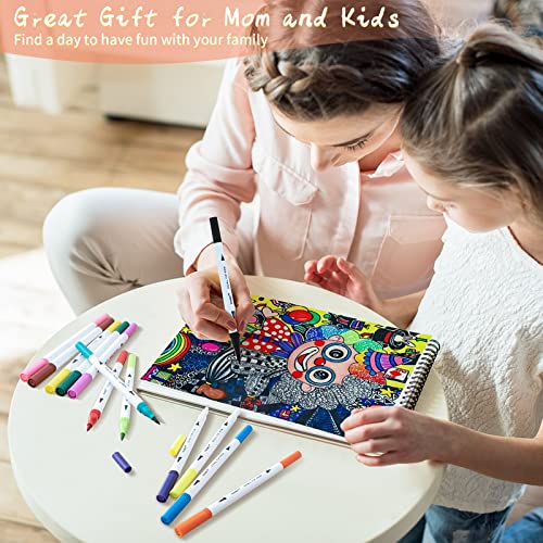 Dual Brush Marker Pens for Art and Journaling