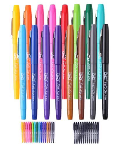 Mr. Pen Assorted Color Felt Tip Pens - 16 Pack