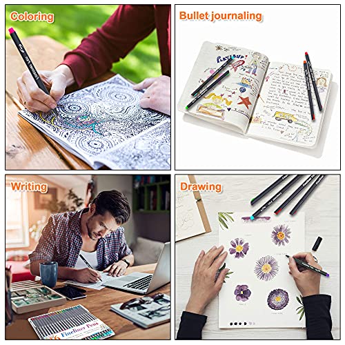 Vanstek 46 Pack Colored Fineliner Pens Set