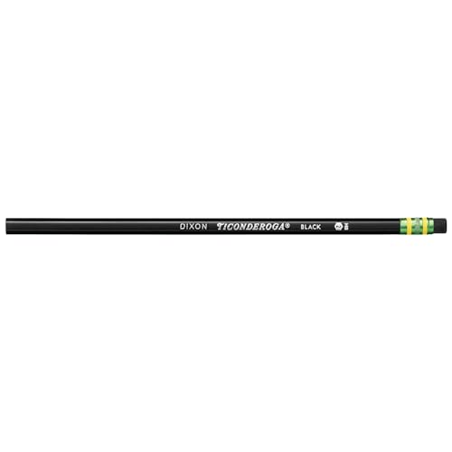 Ticonderoga 24 Count Soft Black Pencils, 2 HB