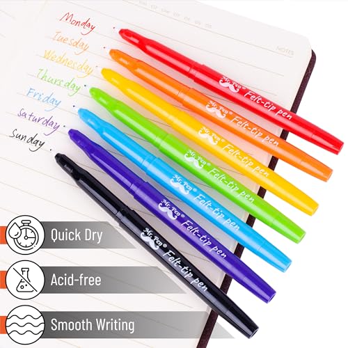 Mr. Pen Assorted Color Felt Tip Pens - 16 Pack