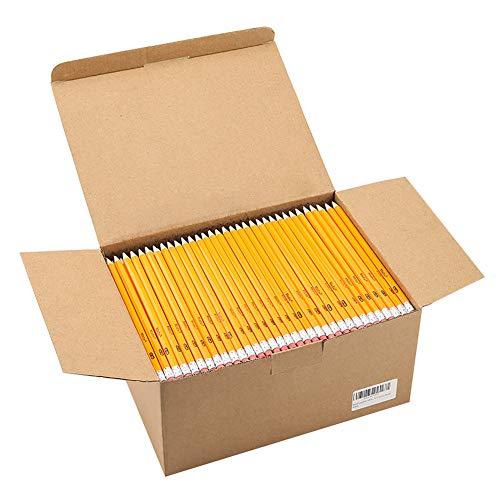 Bulk Pack of 576 Pre-Sharpened Yellow #2 Pencils