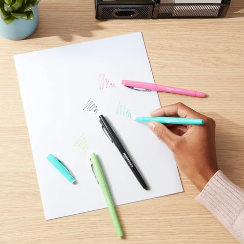 Amazon Basics 12-Pack Assorted Felt Tip Markers