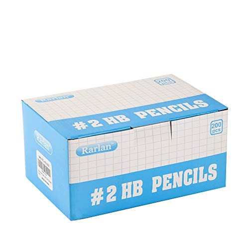 Rarlan Bulk Pack Pre-sharpened #2 HB Pencils