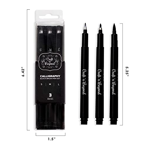 Calligraphy Brush Pens Set - Small to Large