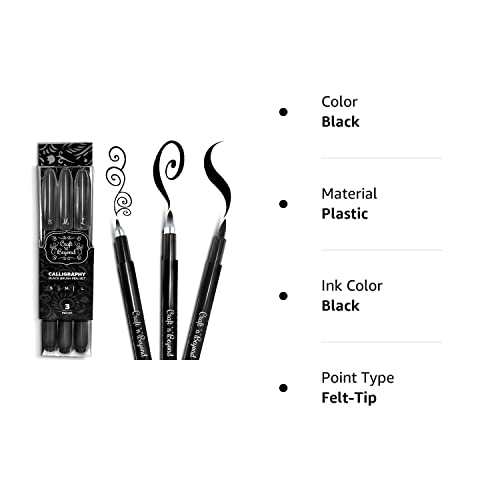 Calligraphy Brush Pens Set - Small to Large