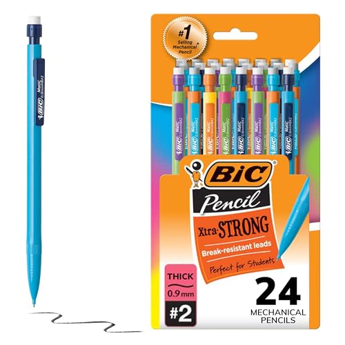 BIC Xtra-Strong Colorful Mechanical Pencils 24-Pack