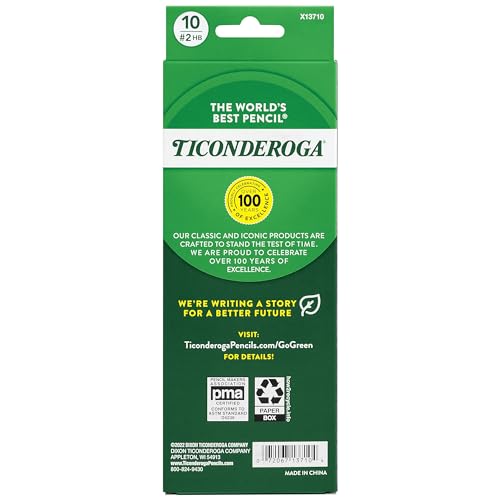 Ticonderoga Pastel Pencils, Assorted Colors, 10-Pack