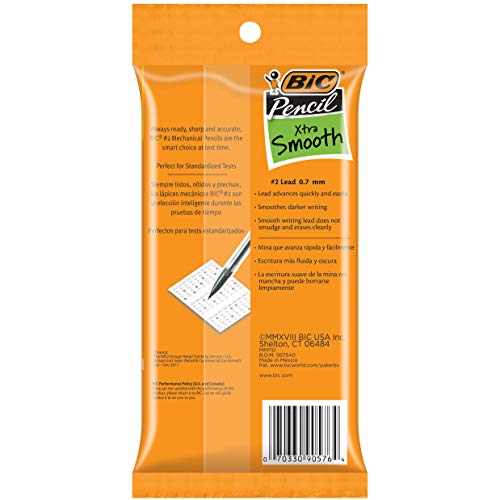 BIC Xtra-Smooth 0.7mm Mechanical Pencils, 10-Pack