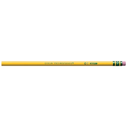 Ticonderoga Unsharpened Yellow Pencils, 12 Count