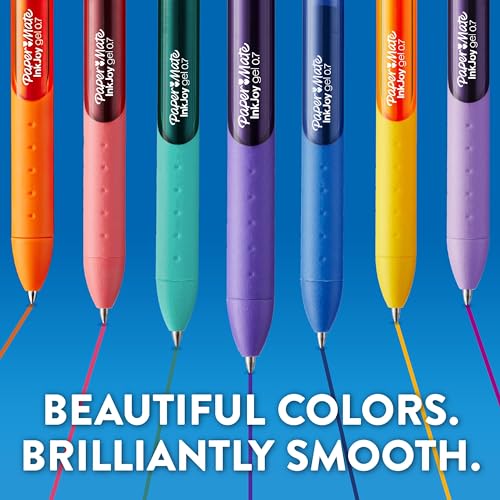 InkJoy Gel Pens Assorted Colors, Medium Point - 10 Pack
