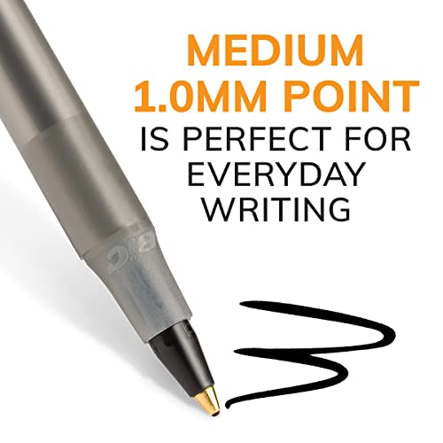 BIC Round Stic Xtra Life Ballpoint Pens, 60-Pack