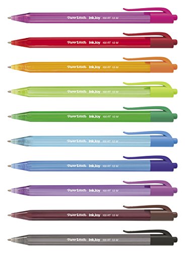 InkJoy Retractable Ballpoint Pens, Assorted Colors, 20-Pack
