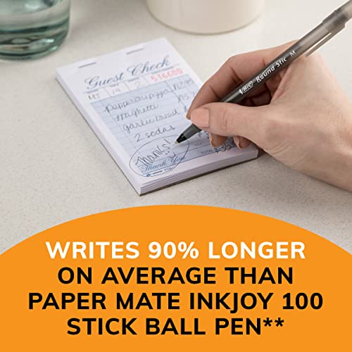 BIC Round Stic Xtra Life Ballpoint Pens, 60-Pack
