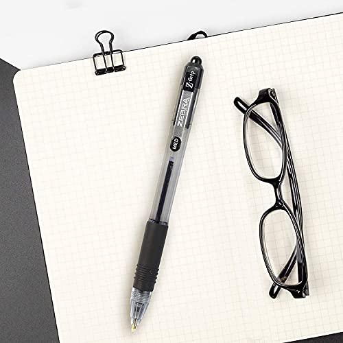 Zebra Z-Grip Retractable Ink Pens - 24 Pack