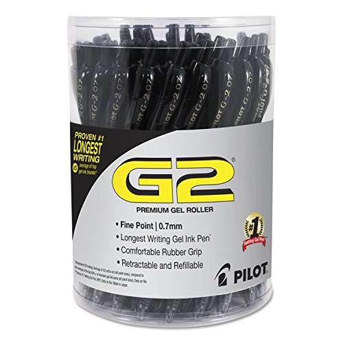 Pilot G2 Premium Black Gel Pens, 36-Pack